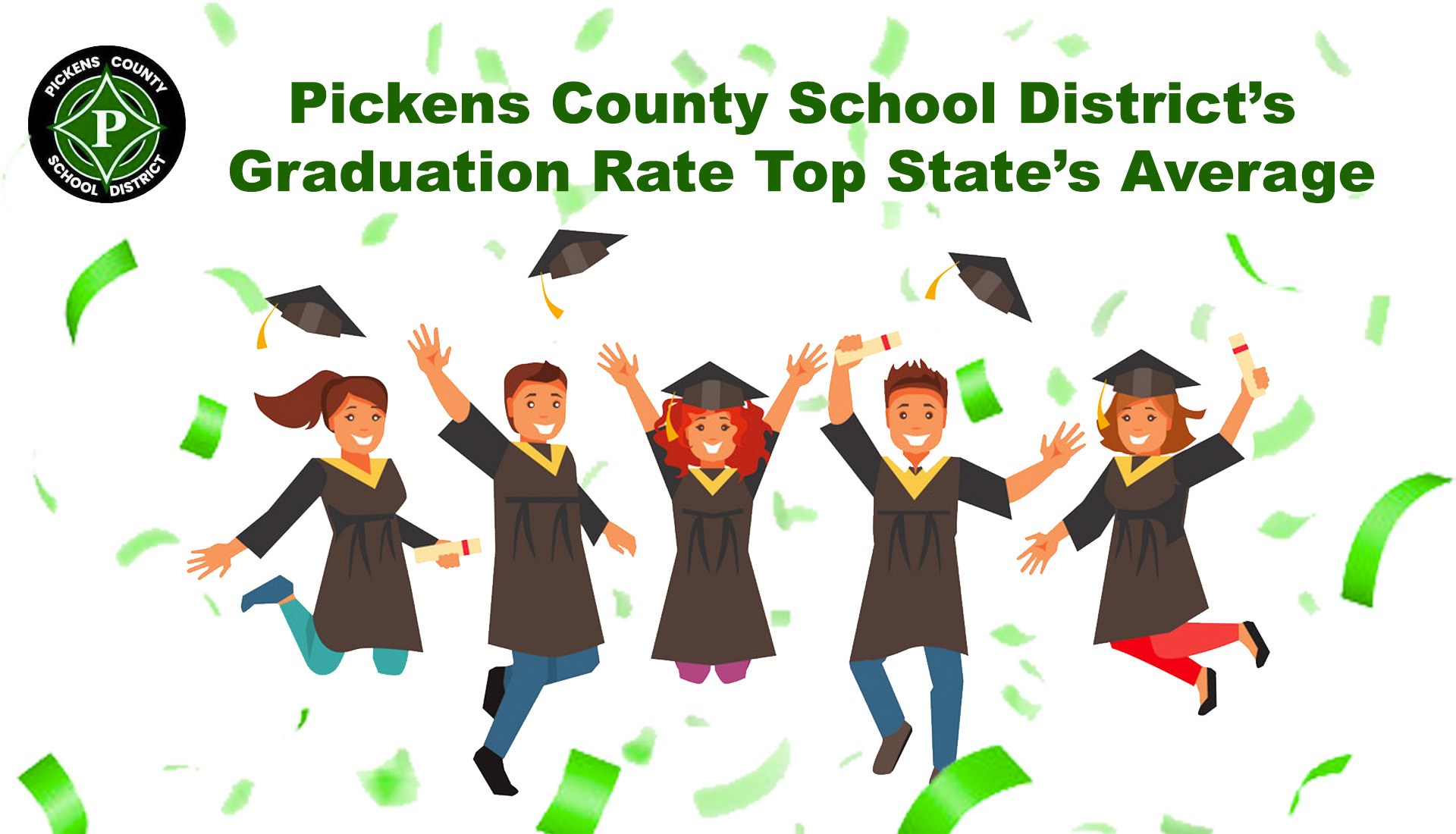 Pickens County School District’s Graduation Rate Top State’s Average