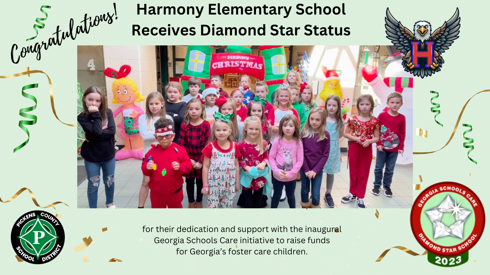 Harmony Elementary Receives Diamond Star Status