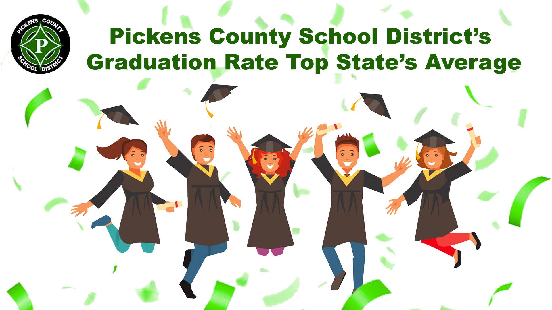 Pickens County School District’s Graduation Rate Top State’s Average